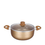 Chios Hellas Woodstone Βαθιά Κατσαρόλα από Αλουμίνιο 26cm