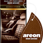 Areon Αρωματική Καρτέλα Κρεμαστή Αυτοκινήτου Mon Leather Interior