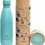 Estia Travel Flask Save Aegean Μπουκάλι Θερμός Pastel Green 500ml